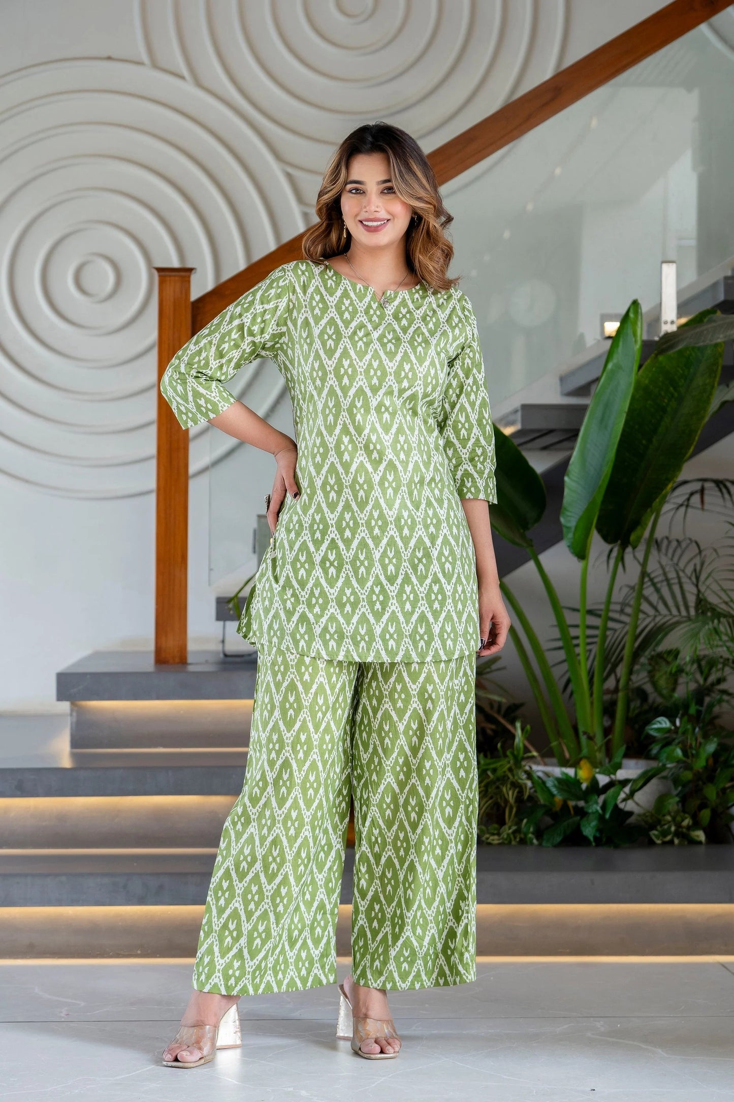 Moss Mirage Cotton Co-ord Set