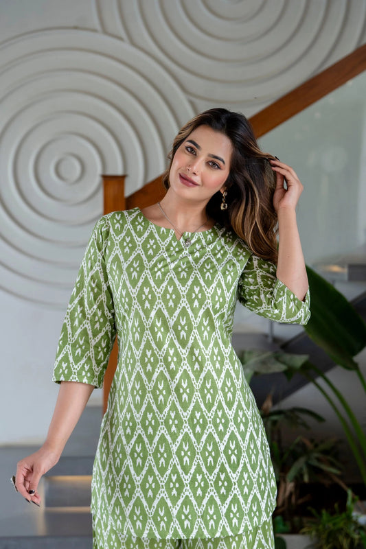 Moss Mirage Cotton Co-ord Set