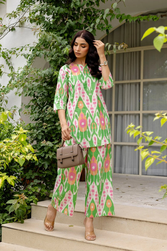 Sage Serenity Green Cotton Co-ord Set