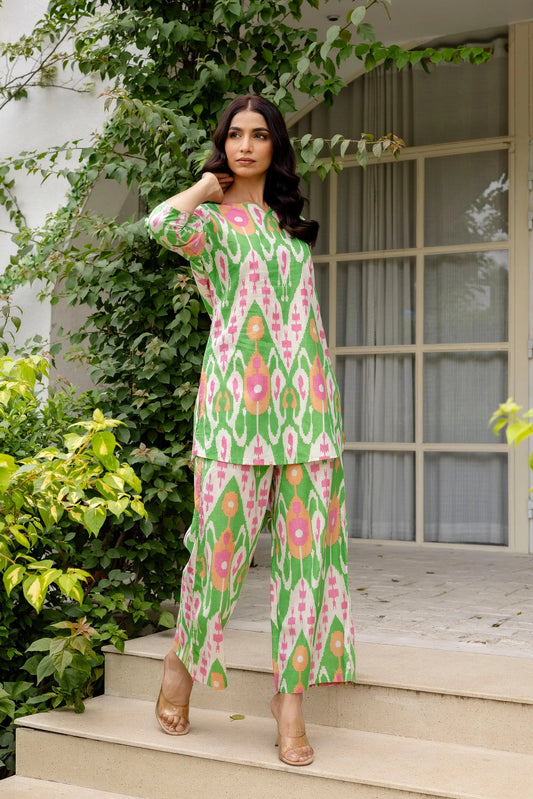 Sage Serenity Green Cotton Co-ord Set