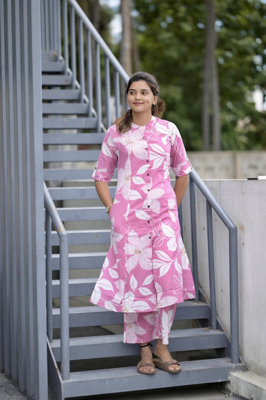 Vani Pink Beautifull Co-ord Set