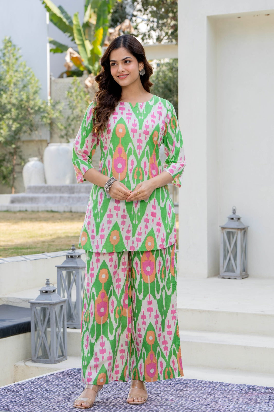 Sage Serenity Green Cotton Co-ord Set