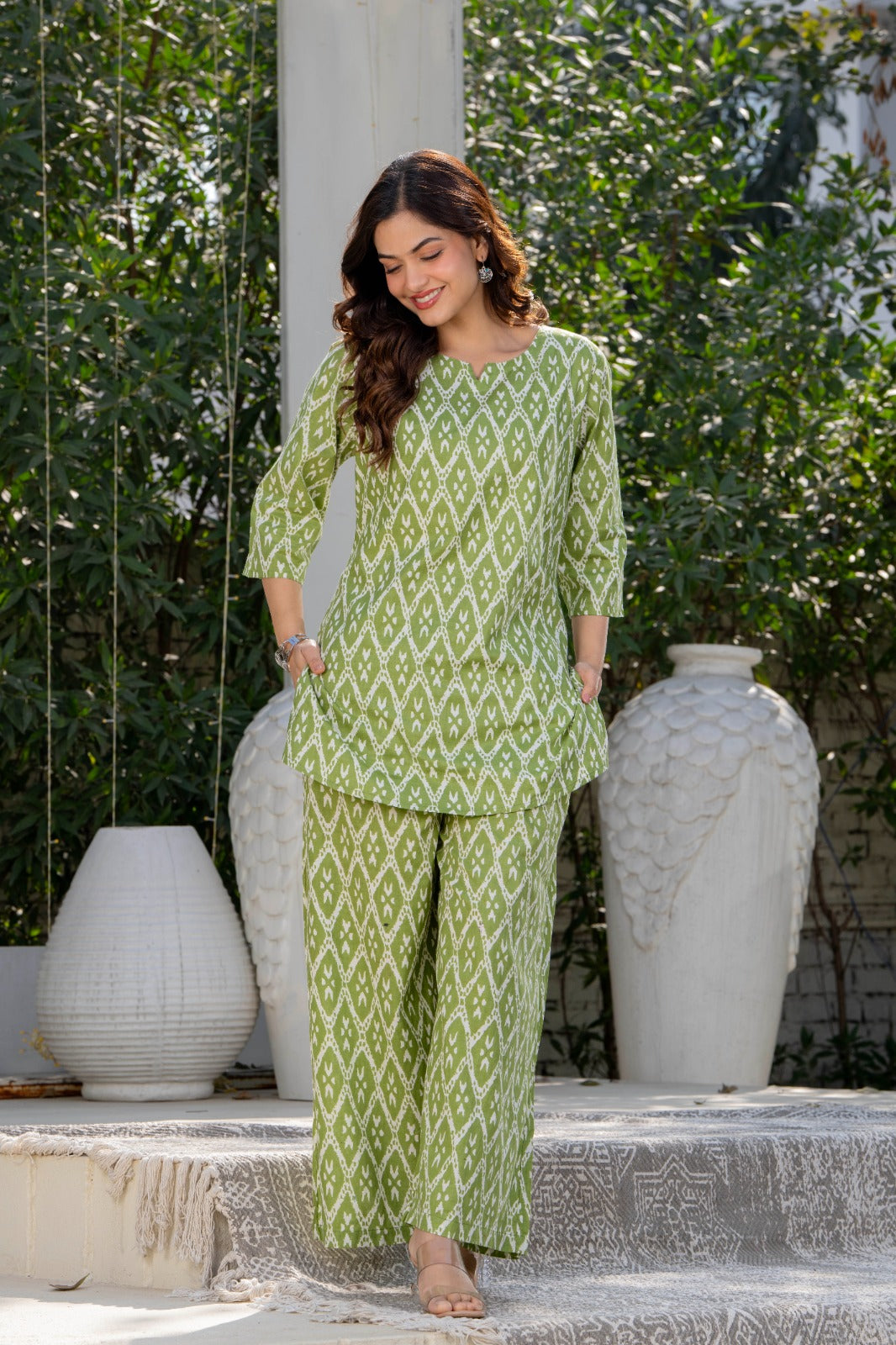 Moss Mirage Cotton Co-ord Set