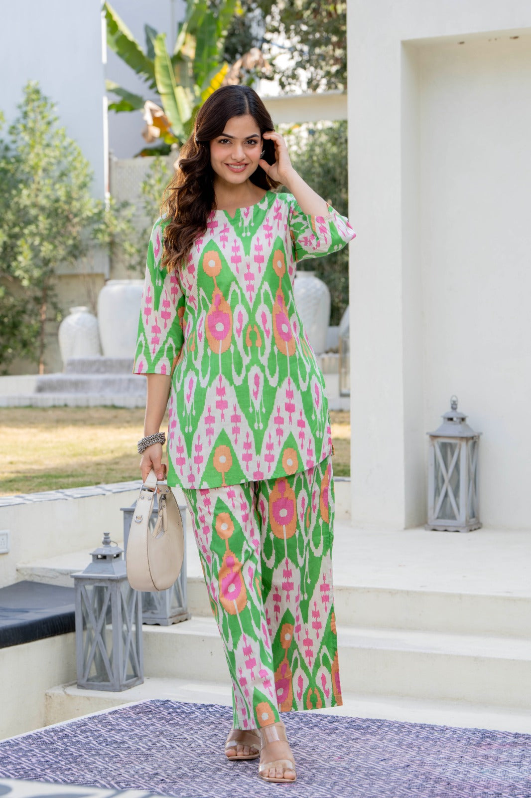 Sage Serenity Green Cotton Co-ord Set