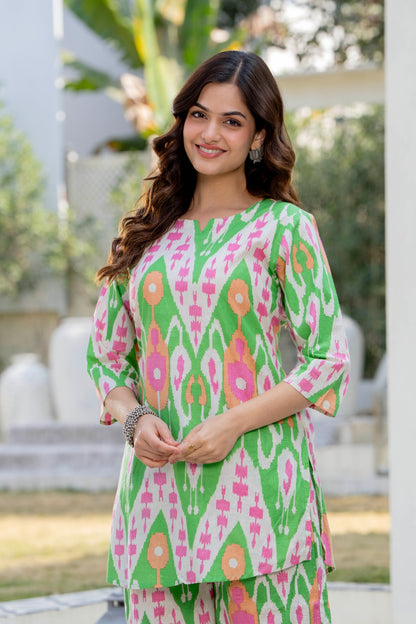 Sage Serenity Green Cotton Co-ord Set