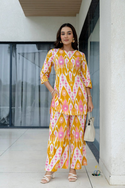 Summer Sorbet Ikat Cotton Co-ord Set