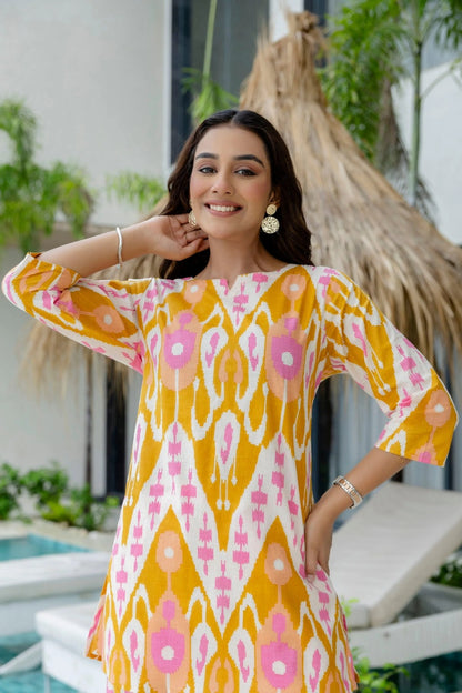 Summer Sorbet Ikat Cotton Co-ord Set