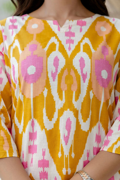 Summer Sorbet Ikat Cotton Co-ord Set